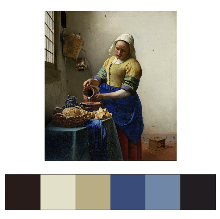 vermeer's milkmaid